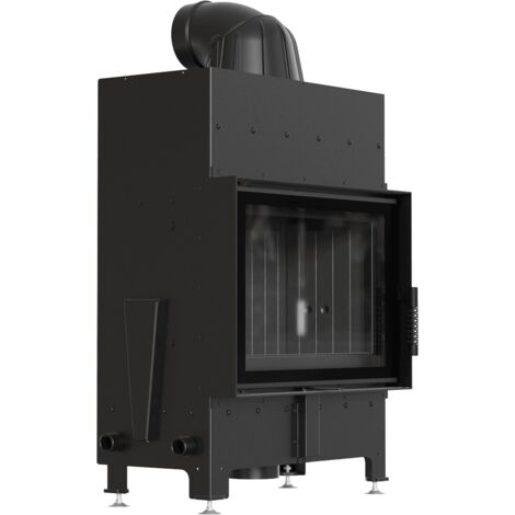 Kamineinsatz Aus Stahl KRATKI FLOKI S 8 KW 160 Schwarz Verkleidung kamineinsatz-aus-stahl-kratki-floki-s-8-kw-160-schwarz-verkleidung