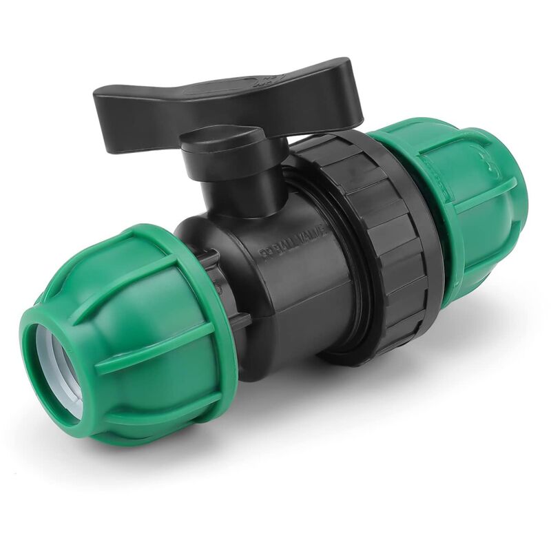 Vanne PVC à Visser Avec Raccord Fileté - Robinet à Bille Pour Piscine, Système D'irrigation, Tuyauterie