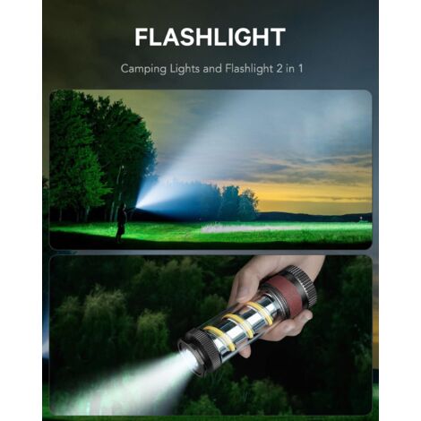 Lanterne de camping, 3 modes LED vintage | Lampe rétro
