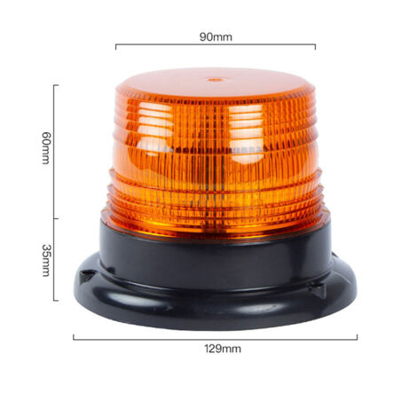 Gyrophare Magnétique LED 71cm Orange Fxlpower - 26 Modes 20 Aimants Puissants
