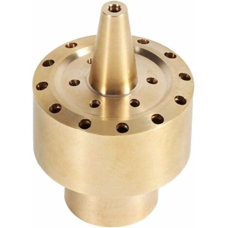 Fountain Nozzle, Brass Column Water Fountain Nozzle Sprinkler Spray Head for Garden Pond Outdoor Waterscape Landscape Gardening Accessories(1/4")-LIAIKI (1/3)