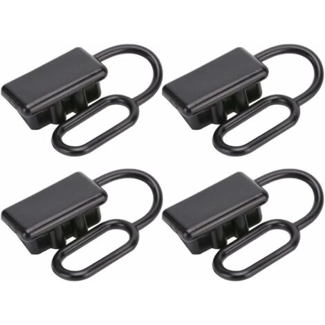 4 pièces/ensemble bouchon de batterie couvercle en caoutchouc souple capuchon anti-poussière, for connecteurs de couvercle de prise Anderson connecteurs d'alimentation cc 50A-LIAIKI (1/5)