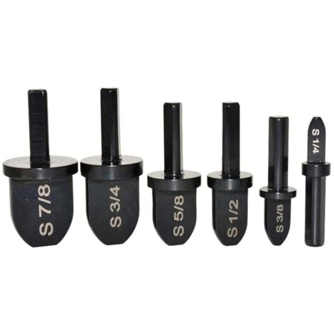 6pcs ensemble de forêts d'outil de sertissage, forêt d'outil de sertissage de tuyau en cuivre manuel - Expanseur de forêt en acier à roulement avec 7/8", 3/4", 5/8", 1/2", Embout 3/8", 1/4"-LIAIKI (1/5)