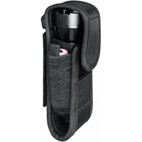 Pochette Lampe Poche, Pochette Ceinture Lampe Poche Verticale en Nylon pour Étui Lampe Poche Tactique pour Ceinture Sécurité Militaire Police-LIAIKI (1/5)