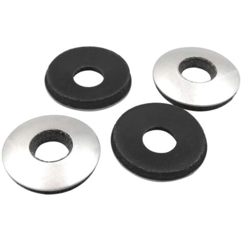 100 Rondelles Caoutchouc Néoprène + Aluminium – M6,3 X 25 Mm, EPDM Collé, Uxcell