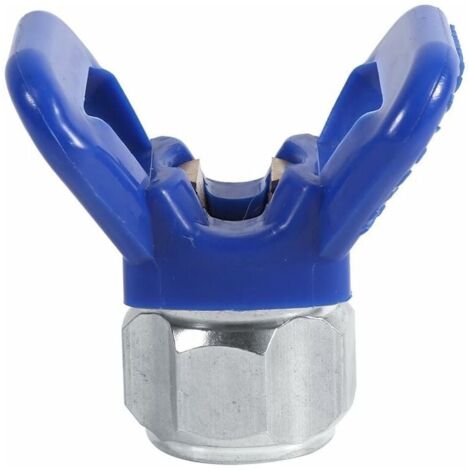 Buse siège garde-airless pulvérisateur de peinture pistolet buse garde buse remplacement siège outil universel bleu nouveau-LIAIKI (1/5)