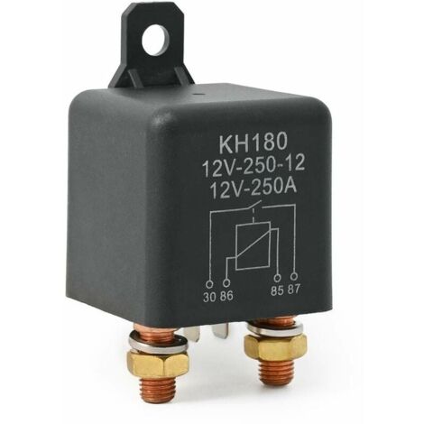 4 broches 12 V 250 A - Interrupteur de commande de batterie à haute performance - Relais de démarrage pour voiture, moto, camion-LIAIKI (1/5)