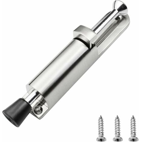 Butée de Porte à Levier Retenue Butée de Porte à Ressort Arrêt de Porte en Métal avec Commande au Pied pour Gardez la Porte Stable avec Vis-LIAIKI (1/5)