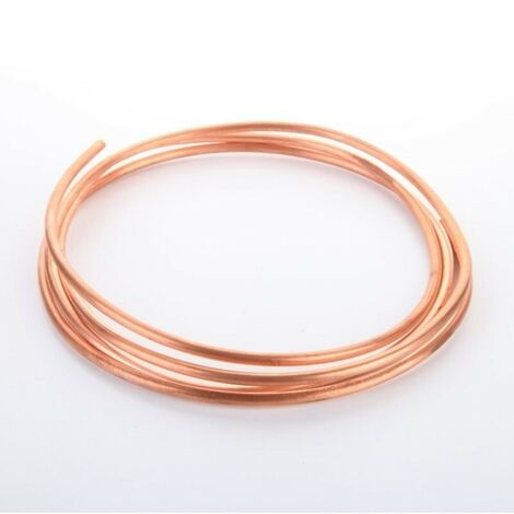 Tuyau de Cuivre Mou de Fil de Cuivre de 2M pour la Tuyauterie de Réfrigération OD 3mm x ID 2mm-LIAIKI (1/5)