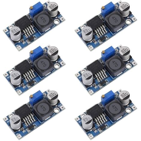 DC-DC Convertisseur Abaisseur LM2596 Buck Converter 3,2-40V à 1,25-35V Alimentation Réglable Module 6 Piéces-LIAIKI (1/5)