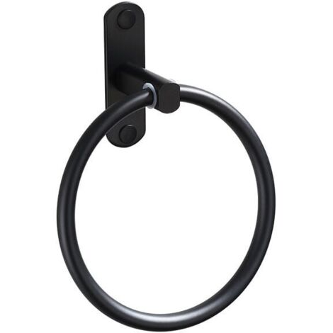 Anneau de Serviette de Salle de Bain Ventouse Porte-Serviette Support Mural Aluminium Porte-Serviette Anneau Porte-Serviette pour Salle de Bain Cuisine-LIAIKI