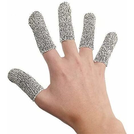 Lot de 5 gants de protection anti-coupure pour les doigts, résistants aux doigts et aux doigts-LIAIKI (1/5)