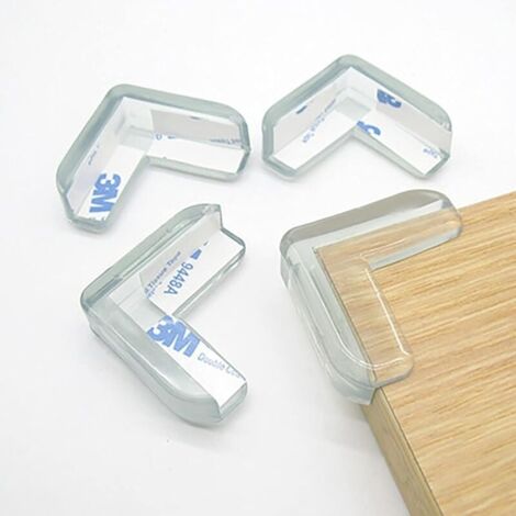 12 Pièces Coin de Table Protection Bebe, Protections D'angles Transparent Épaisse, Adaptée aux Coins de Table et de Meubles, Meuble D'angle,Protection Table en Verre-LIAIKI (1/5)