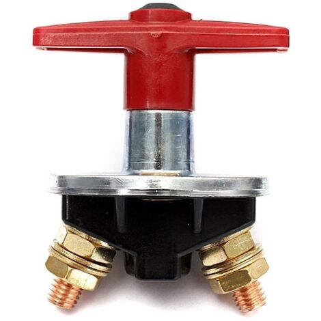 Isolateur de Batterie à Clé Fixe de 200 Amp Interrupteur D'Arrêt Coupé Interrupteur électrique 12V / 24V Commutateur électrique Robuste-LIAIKI (1/5)