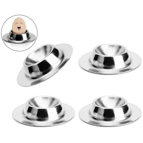 Acier inoxydable Porte-œufs Outils de cuisine pour restaurants à domicile 4Pcs-LIAIKI (1/5)