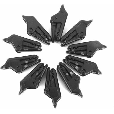 Tente Snaps Auvent Vent Pince À Corde Super Grip Bâches Clips Clip Instantané Auvents Tente Serrez Clip pour Activités en Plein Air 10 Pieces-LIAIKI (1/5)