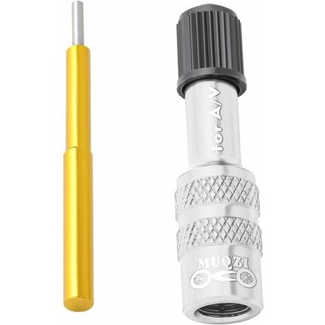 Adaptateur de valve de vélo pour valve de pneu de vélo, kit adaptateur pour appareils de gonflage et accessoires compatibles avec pompe standard ou compresseur d'air-LIAIKI (1/5)