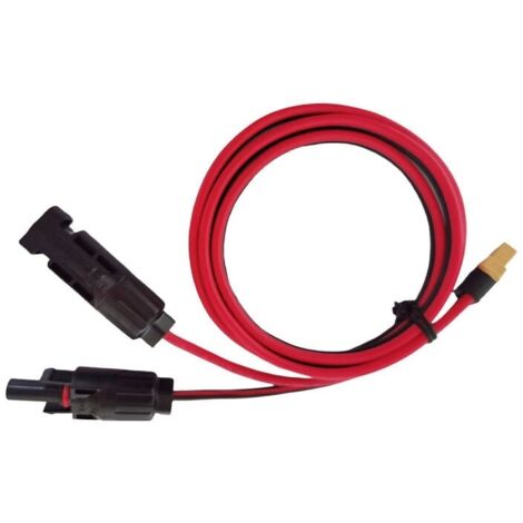 Câble de panneau solaire 12 AWG vers XT60 femelle pour station d'alimentation portable, station d'alimentation portable, batterie Lipo 60 cm-LIAIKI (1/5)