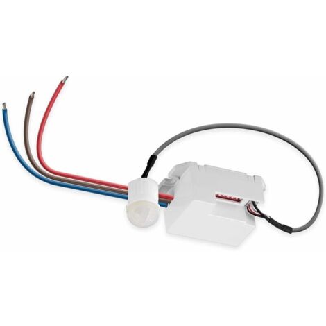 Détecteur de Mouvement Infrarouge pour Un Montage au Plafond. Détection 360°, la portée 8m, pour Une Utilisation en intérieur, adapté aux LED-LIAIKI (1/4)