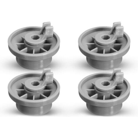 Lot de 4 Roulettes de Lave-vaisselle pour Panier Inférieur, roulettes panier lave-vaisselle,Roues de Lave-vaisselle pour Siemens, Bosch 165314-LIAIKI