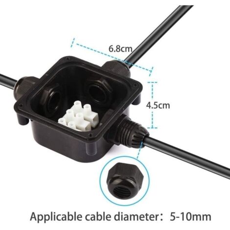Boîte de dérivation IP68 gel connect 4 PE - RAYTECH | / ex