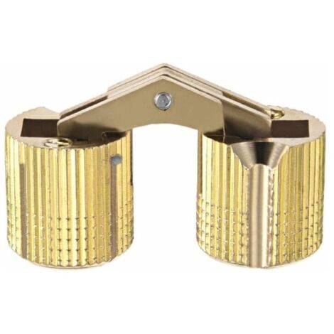 4pcs Charnière Cylindrique Charnière Invisible Porte Placard Armoire Meuble 16mm 180° Angle ouverture-LIAIKI