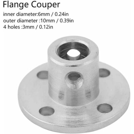2 Coupleurs Rigides En Acier Inoxydable - 7mm à 12mm - Pour Arbres De Moteurs, Imprimantes 3D, CNC (L25xD20) - 10