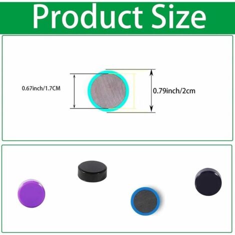 24 Pièces Aimants Puissants 12x16 Mm, Aimant Frigo, Aimant Neodyme Magnet Frigo Aimants Tableau Magnetique Aimant Puissant Pour Tableau Blanc 90035253