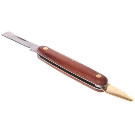 Coupe-greffe, coupe-greffage pliable en acier inoxydable, outil pour élaguer les semis, manche en palissandre, couteau à greffer à double ouverture, ciseaux de coupe-LIAIKI