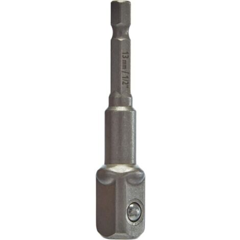 Adaptateur à tige hexagonale vers carré, tige d'adaptateur pour perceuse/tournevis 1/2 (73 mm)-LIAIKI (1/5)