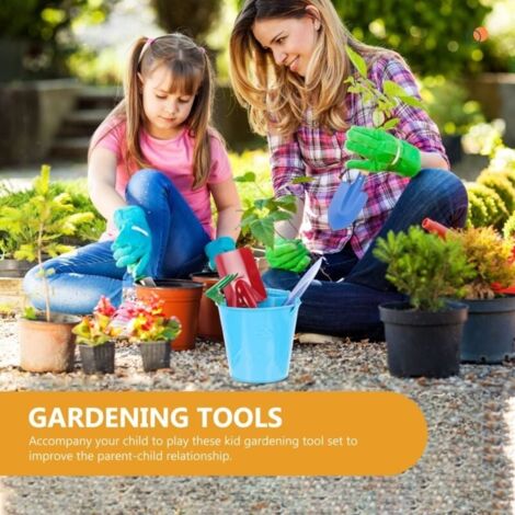 Ensemble d'outils de jardinage pour enfants - SHIPENOPHY - Sac de jeux