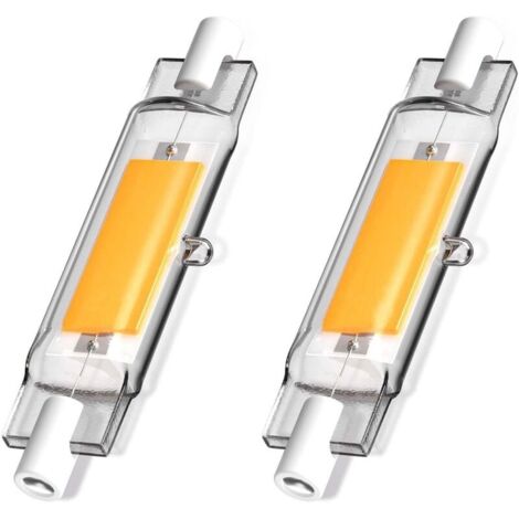 5W R7S 78MM Ampoule LED de J78 COB filament, 500 lumens 360 degrés, ampoule halogène 30W 48W 50W équivalent, parfait pour maison, cuisine, pièce, balcon, bureau, etc (2pcs, Blanc Froid 6000K)-LIAIKI (1/5)