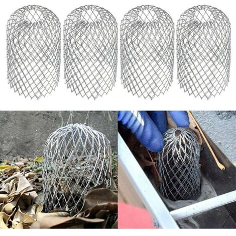 6 Pièces Filtres de Gouttière en Aluminium Grille Protection Gouttiere Protège-gouttières en Métal Protection Gouttiere Feuilles pour Maison, Avant-toit, Fossé, Égout-LIAIKI (1/5)