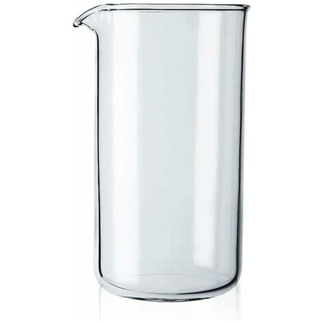 Bécher de rechange pour presse à café, verre – Transparent (Capacité : trois tasses, 0,35 L, 12 oz)-LIAIKI