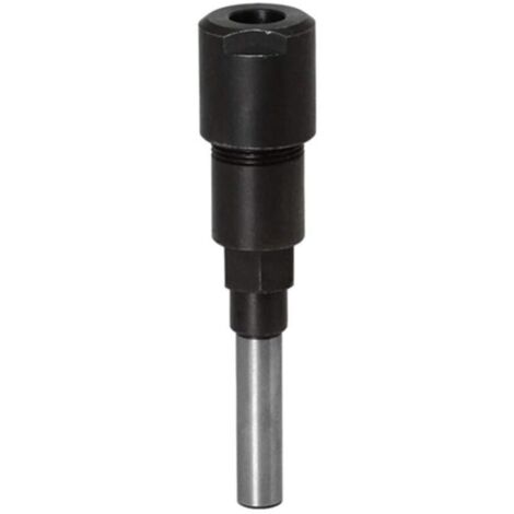 Router Collet Extension Bit de routeur Extension de collet et rognage Découpage Machine de gravure Extender Porte-mandrin de travail du bois Fraise (8MM Shank)-LIAIKI (1/4)