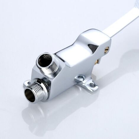économie Eau Automatique Pédale Robinet Mains Libres - Valve Au Sol Économie D'Eau - Acier Inoxydable - Installation Facile Pédale Robinet Acier Inoxydable Mains Libres économie Eau