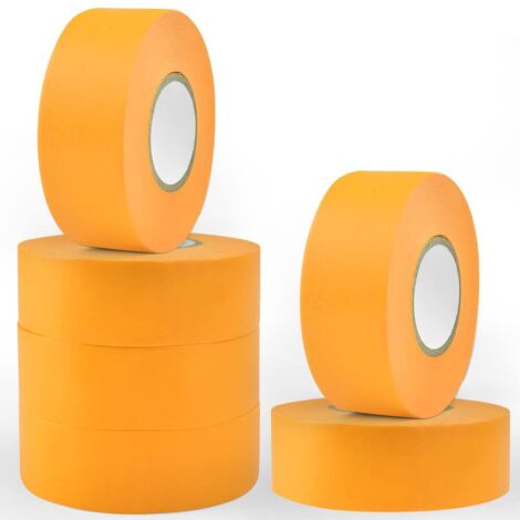 6 PCS Ruban de Masquage Peinture 30mm50m Bande de Masquage Peinture Ruban Adhésif de Masquage pour Peinture Ruban de Masquage Peinture Aquarelle Ruban de Masquage Peinture Carrosserie