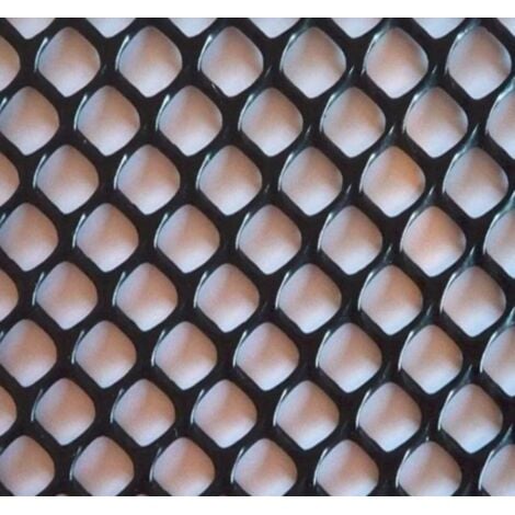 Grillage à Poulet Noir De 40 Cm X 100 M, Livré Avec 60 Attaches Torsadées, Clôture En Plastique Pour Poulet, Filet De Volaille, Grillage à Poulet Pour