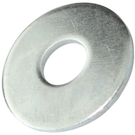 Lot de 35 Rondelles plates larges M12x35 mm - épaisseur 2 mm - DIN9021 - en acier zingué - couleur argent - assemblage boulon vis écrou serrage étanchéité fixation