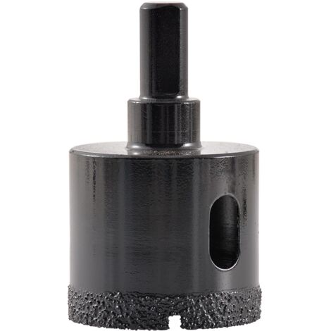 Foret diamanté pour scie cloche à noyau brasé 40 mm, coupe-trou creux pour verre, porcelaine, carrelage, marbre, céramique, granit