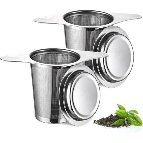 Passoire à Thé En Inox Maille Fine - Filtre Durable Avec Manches - Rural Mart