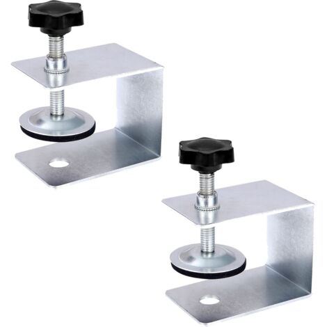 Lot de 2 Pinces de tiroir en Acier Inoxydable pour Le Travail du Bois et Le Bricolage, Serre-Joints en C Robustes Outils