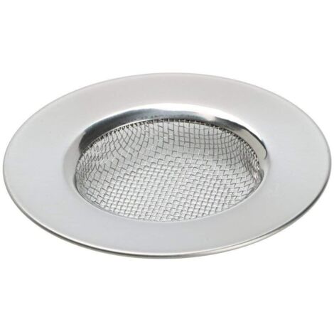 Passoire d'évier pour Douche - Attrape-Cheveux à Trou de Prise - Bouchons d'évier de Cuisine - Filtre de vidange d'évier en Maille d'acier Inoxydable - 3 Pouces 7,6 cm