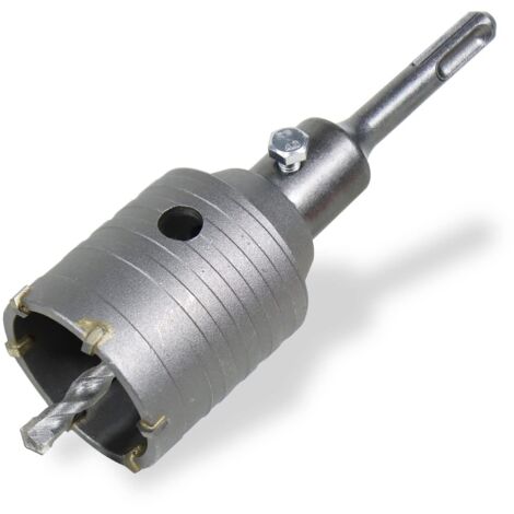 Beijiyi – Scie cloche trépan 55mm – Couronne de forage 8x110mm – Pour béton et maçonnerie – Adaptateur SDS plus inclus