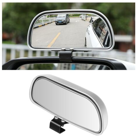 Rétroviseurs D'angle Mort, Retroviseur Conduite Accompagnée, Miroir D'angle Mort Pour Voiture Grand Angle 360 Réglable Rétroviseur, Additionnel Auxiliaire Universel Pour Angle Mort Auto Camion