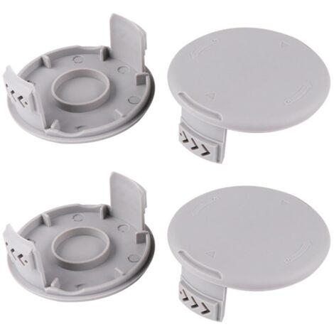 Lot de 4 capuchons de rechange pour bobine de débroussailleuse, compatibles avec les débroussailleuses sans fil Ryobi One+ AC14RL3A et Ryobi AC14HCA One+