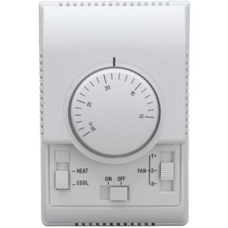 Rosvola – Thermostat de climatisation centrale 110-220V – Contrôle précis de la température – Installation intégrée type 86 – Modes de fonctionnement flexibles (1/10)