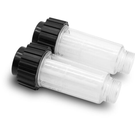 2 Pack Filtre à Eau avec Insert de Filtre (5.731-050.0) pour Tous Les nettoyeurs Haute Pression Karcher avec raccord d'eau 3/4" comme Compatible avec Les nettoyeurs Haute Pression 4.730-059.0