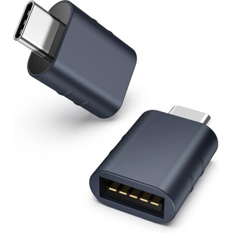 Adaptateur USB C vers USB Pack de 2 Adaptateur USB C mâle vers USB3 Femelle