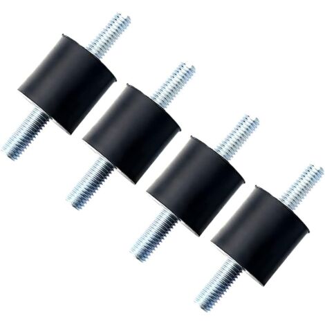 4 x M6 Externe Double Fil Amortisseur Support en Caoutchouc Anti Vibration Silent Lock pour Bateau Voiture 25x20 Bobine (1/5)